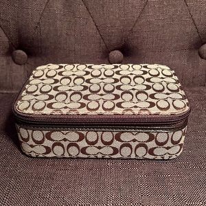 COACH travel jewelry box